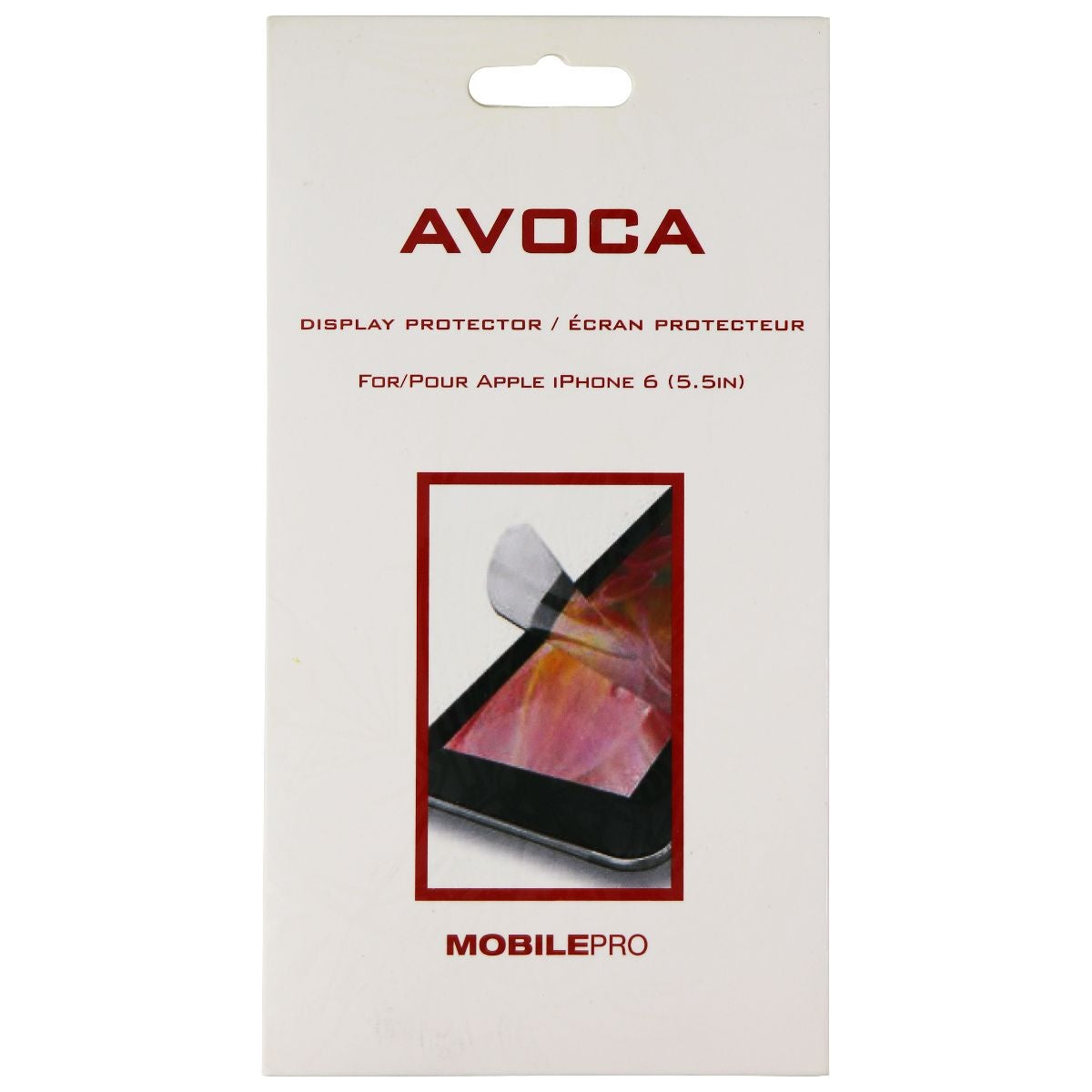 Avoca MobilePro Display Protector 2 Pack for Apple iPhone 6 Smartphone - Clear Cell Phone - Screen Protectors Avoca - Simple Cell Bulk Wholesale Pricing - USA Seller
