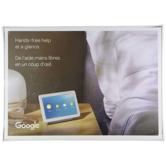 Google Nest Hub (GA00516-CA) with Google Assistant and 7-inch Screen - Chalk Home Multimedia - Home Speakers & Subwoofers Google - Simple Cell Bulk Wholesale Pricing - USA Seller