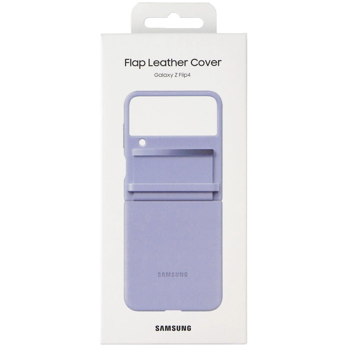Samsung Flap Leather Cover Luxury Case for Galaxy Z Flip4 - Serene Purple Cell Phone - Cases, Covers & Skins Samsung - Simple Cell Bulk Wholesale Pricing - USA Seller