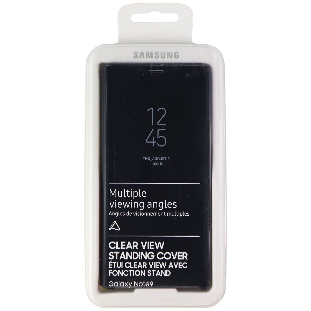 Samsung Clear View Standing Cover for Galaxy Note9 - Black (EF-ZN960CBEGCA)