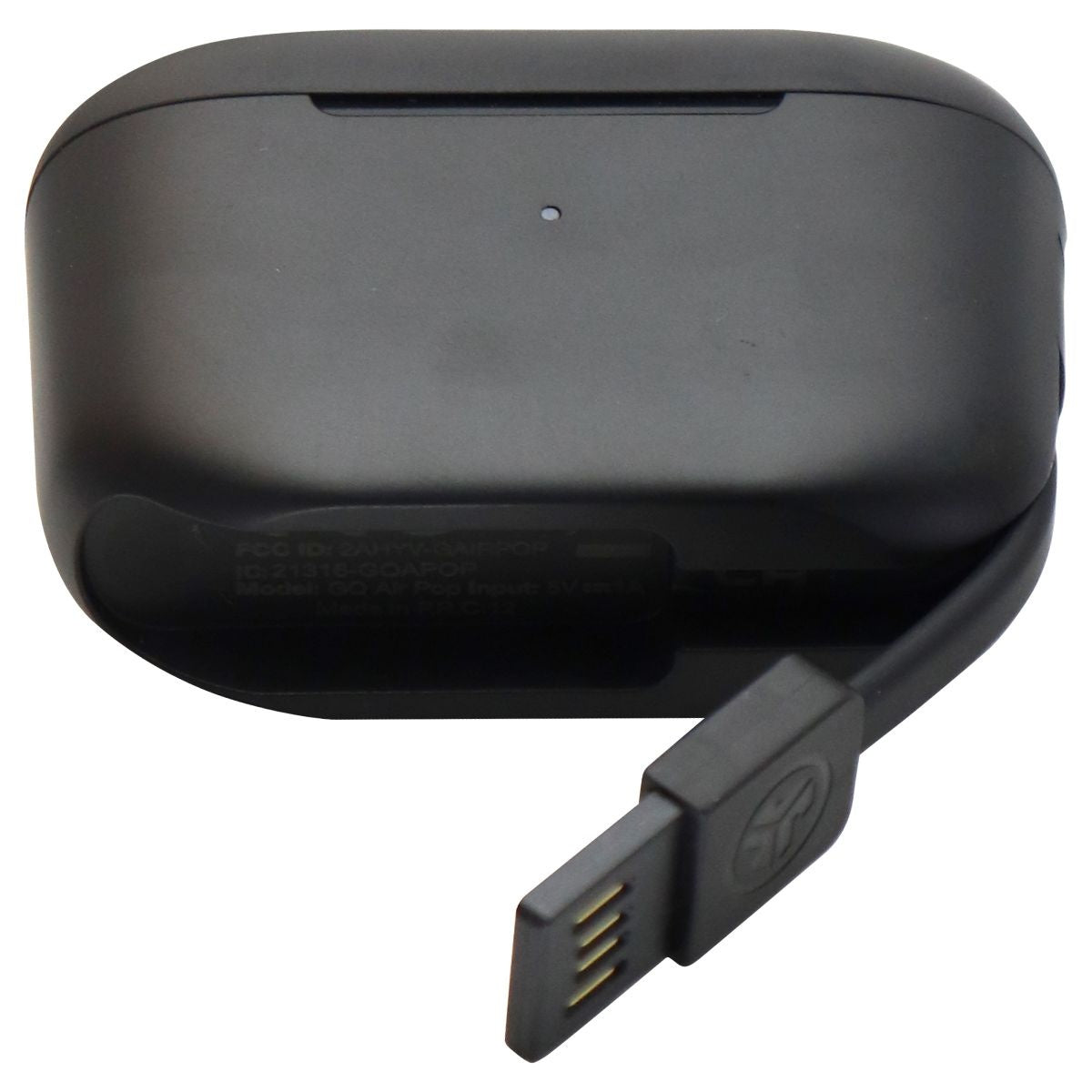 JLab Go Air Pop True Wireless Bluetooth Earbuds + Charging Case - Black Portable Audio - Headphones JLAB - Simple Cell Bulk Wholesale Pricing - USA Seller