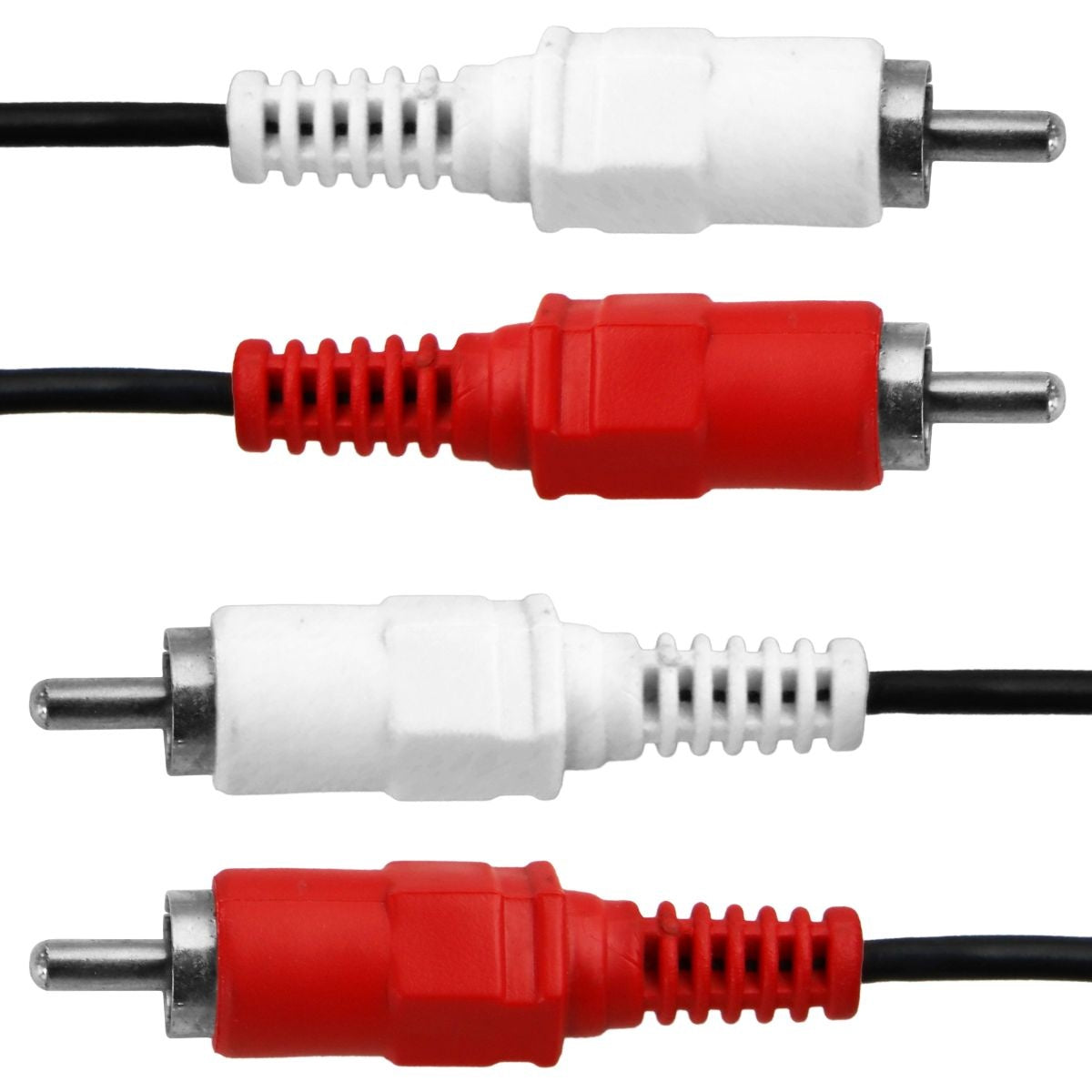 MIXED RCA to RCA Male to Male Stereo Audio Cable - Mixed Lengths/Styles Computer/Network - Monitor/AV Cables & Adapters Unbranded - Simple Cell Bulk Wholesale Pricing - USA Seller