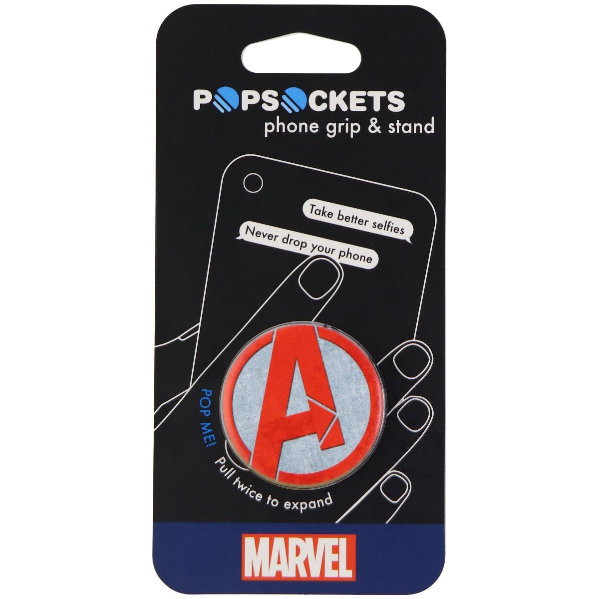 PopSockets: Collapsible Grip & Stand for Phones and Tablets - Avengers Icon Cell Phone - Mounts & Holders PopSockets - Simple Cell Bulk Wholesale Pricing - USA Seller