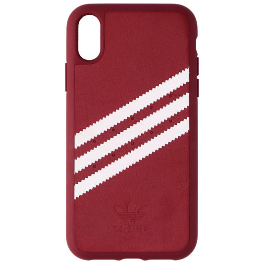 Adidas 3-Stripes Snap Case for Apple iPhone XR - Maroon Red Cell Phone - Cases, Covers & Skins Adidas - Simple Cell Bulk Wholesale Pricing - USA Seller