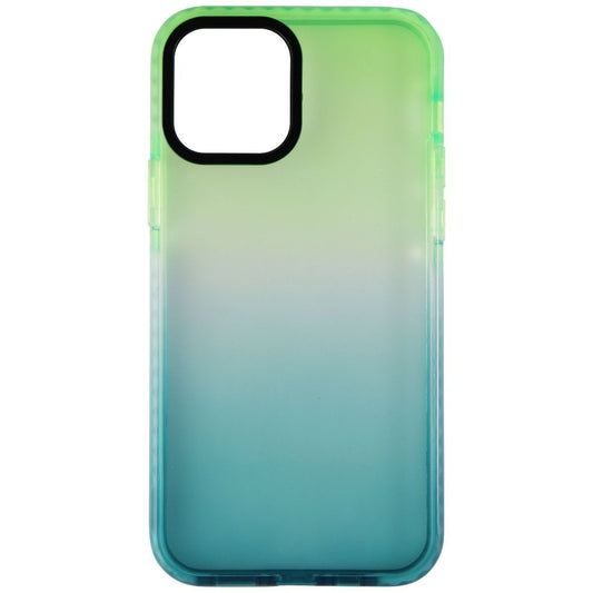 AQA Hard Protective Case for Apple iPhone 12 Pro / iPhone 12 - Clear Green Ombre Cell Phone - Cases, Covers & Skins AQA - Simple Cell Bulk Wholesale Pricing - USA Seller