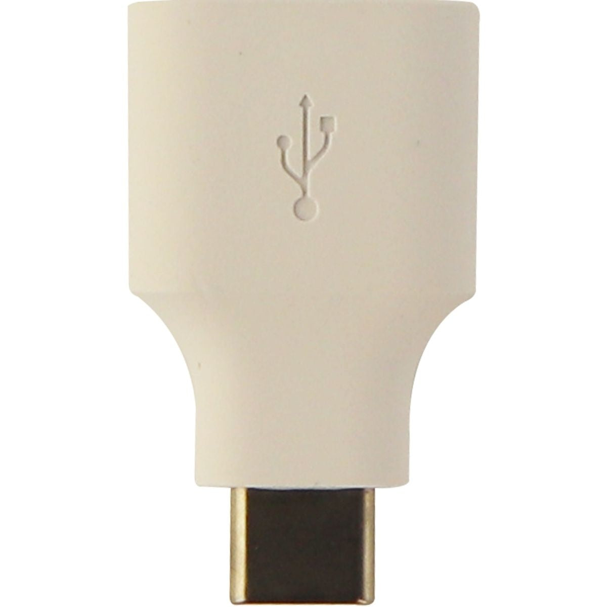 Universal USB to USB-C (Type C) Short OTG Adapter for USB-C Devices - White Cell Phone - Cables & Adapters Unbranded - Simple Cell Bulk Wholesale Pricing - USA Seller