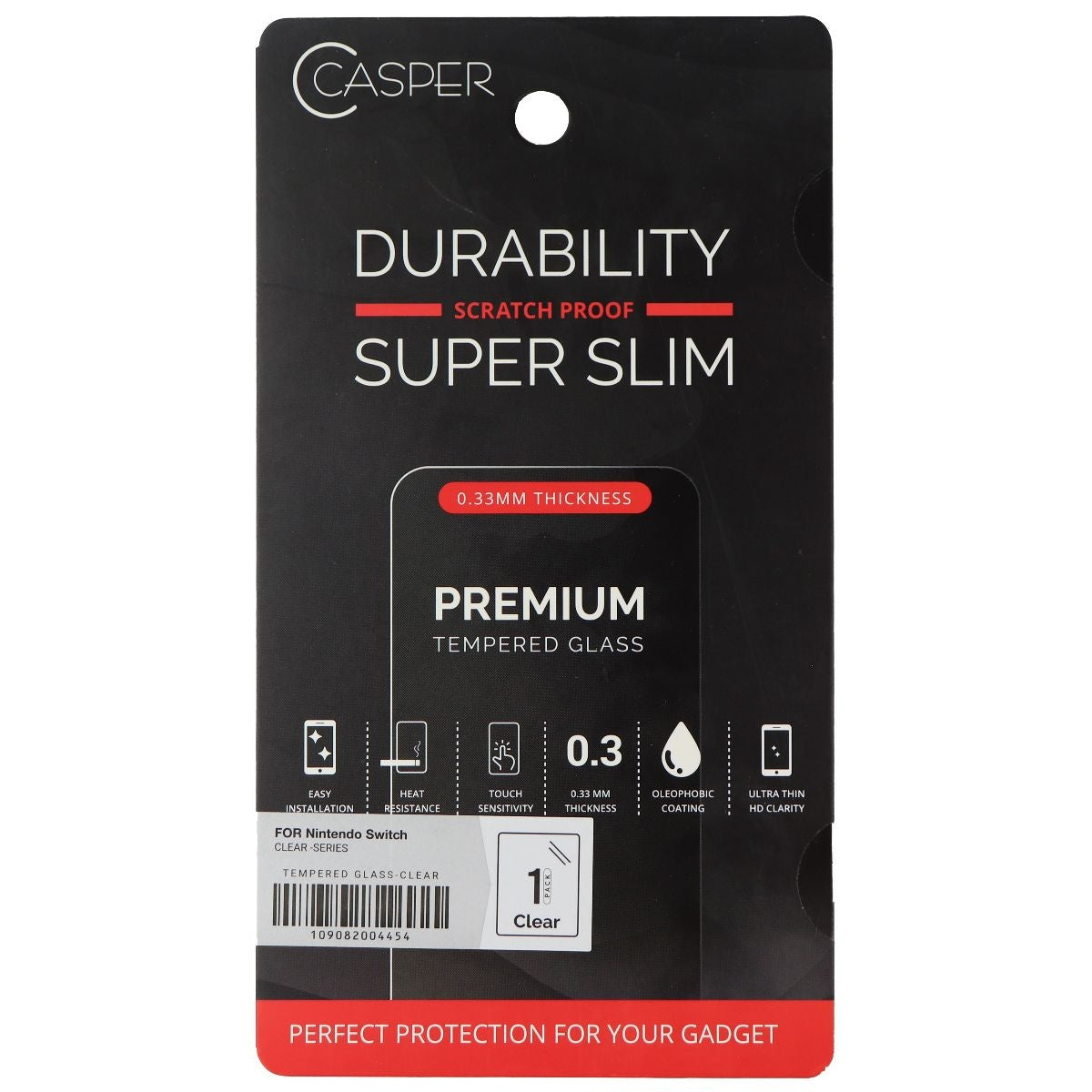Casper Tempered Glass Compatible For Nintendo Switch (Clear Series) Replacement Parts & Tools - Tools & Repair Kits Mobile Sentrix - Simple Cell Bulk Wholesale Pricing - USA Seller