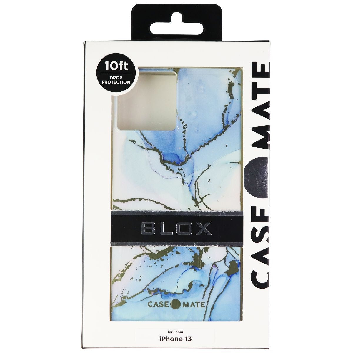 Case-Mate BLOX Series Case for Apple iPhone 13 - Glacier Marble Cell Phone - Cases, Covers & Skins Case-Mate - Simple Cell Bulk Wholesale Pricing - USA Seller