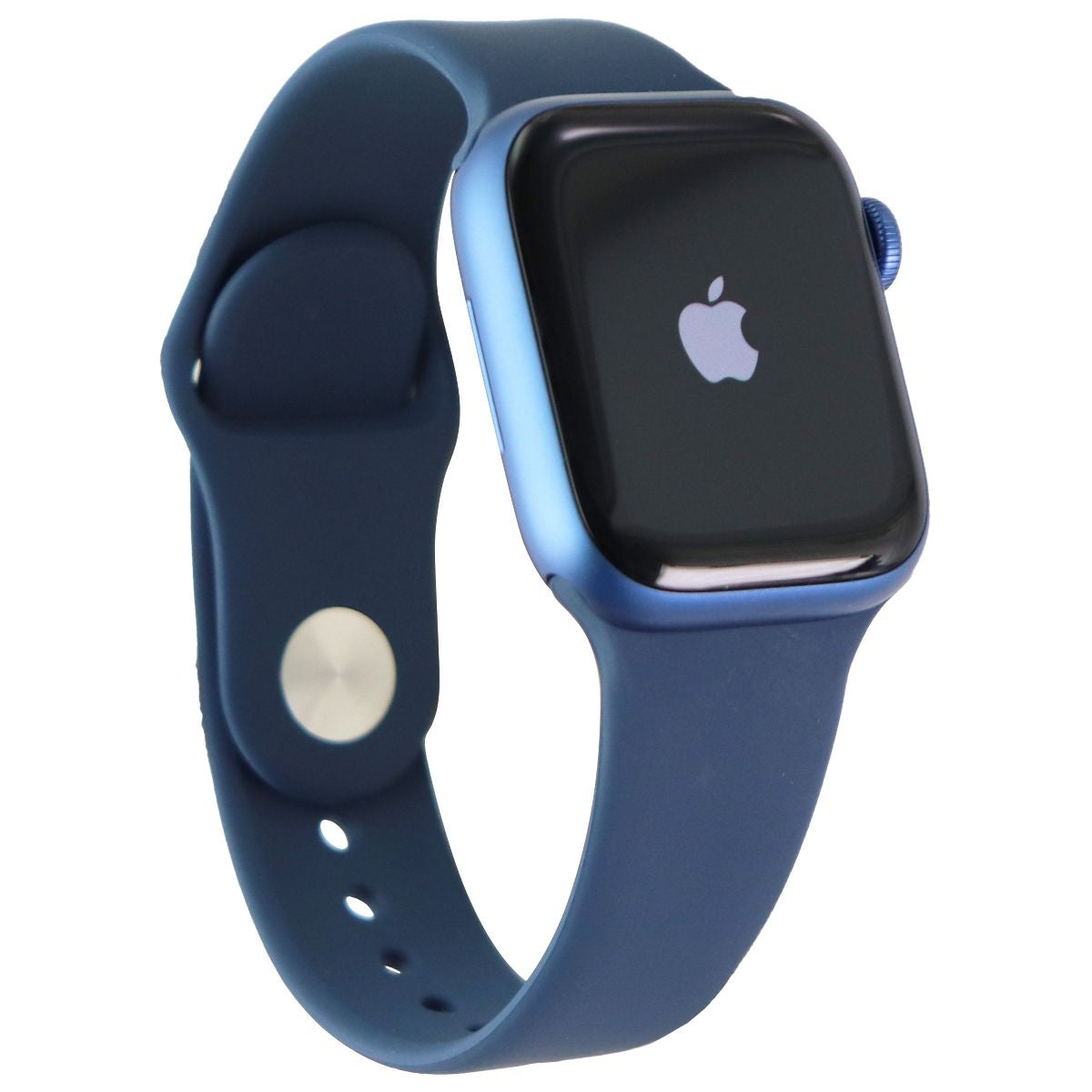 Apple Watch Series good 7 GPS 41mm Blue Aluminum Case Abyss Blue Sport Band