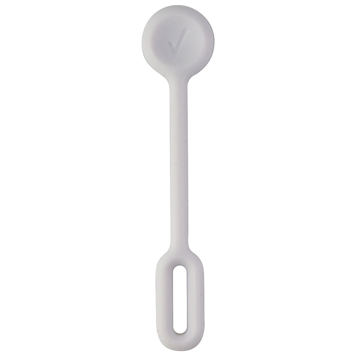 Verizon Rubber Cable Tie (Single) for Cable Management/Storage - White Computer/Network - Cable Ties & Organizers Verizon - Simple Cell Bulk Wholesale Pricing - USA Seller