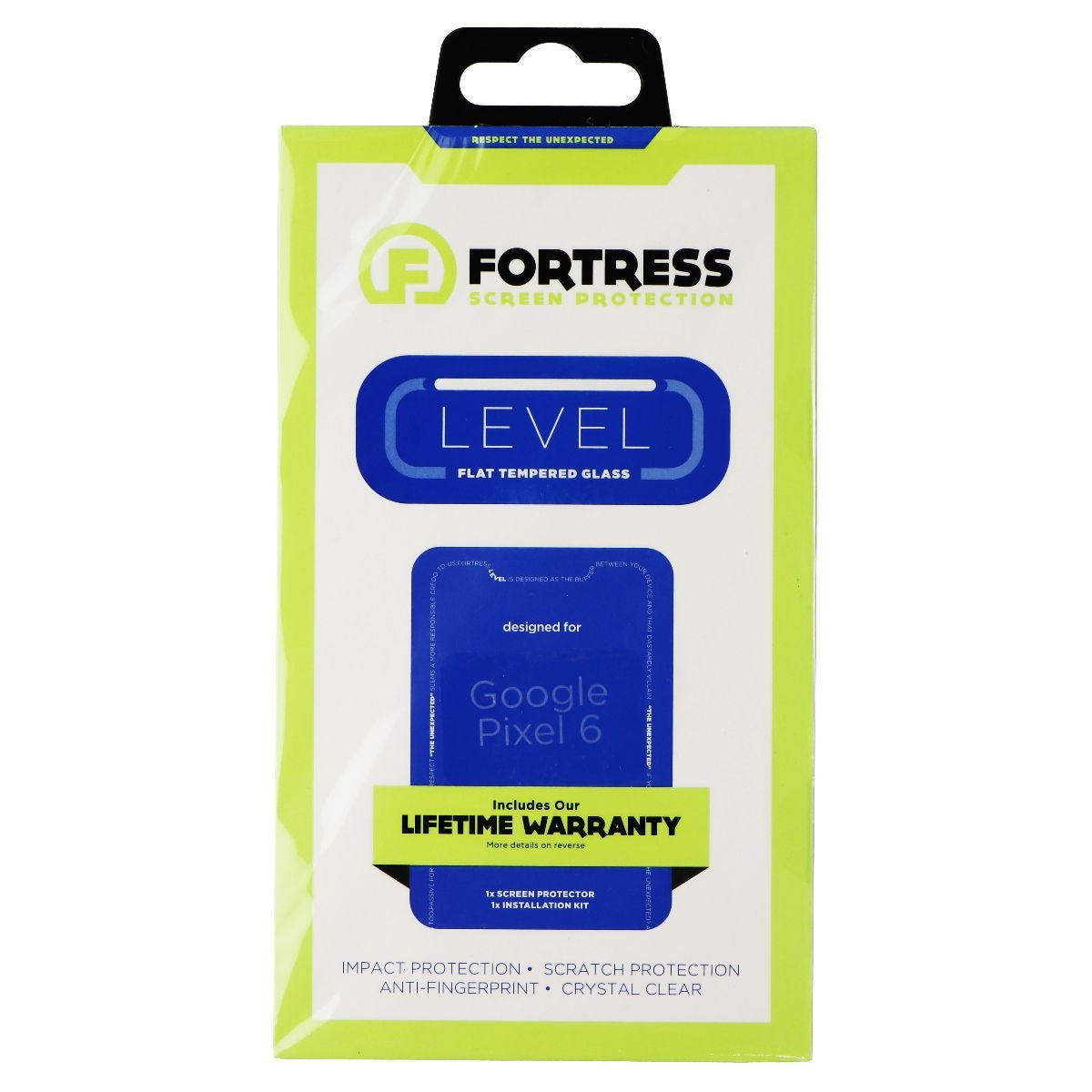Fortress Tempered Glass Screen Protector for Google Pixel 6 - Clear Cell Phone - Screen Protectors Fortress - Simple Cell Bulk Wholesale Pricing - USA Seller
