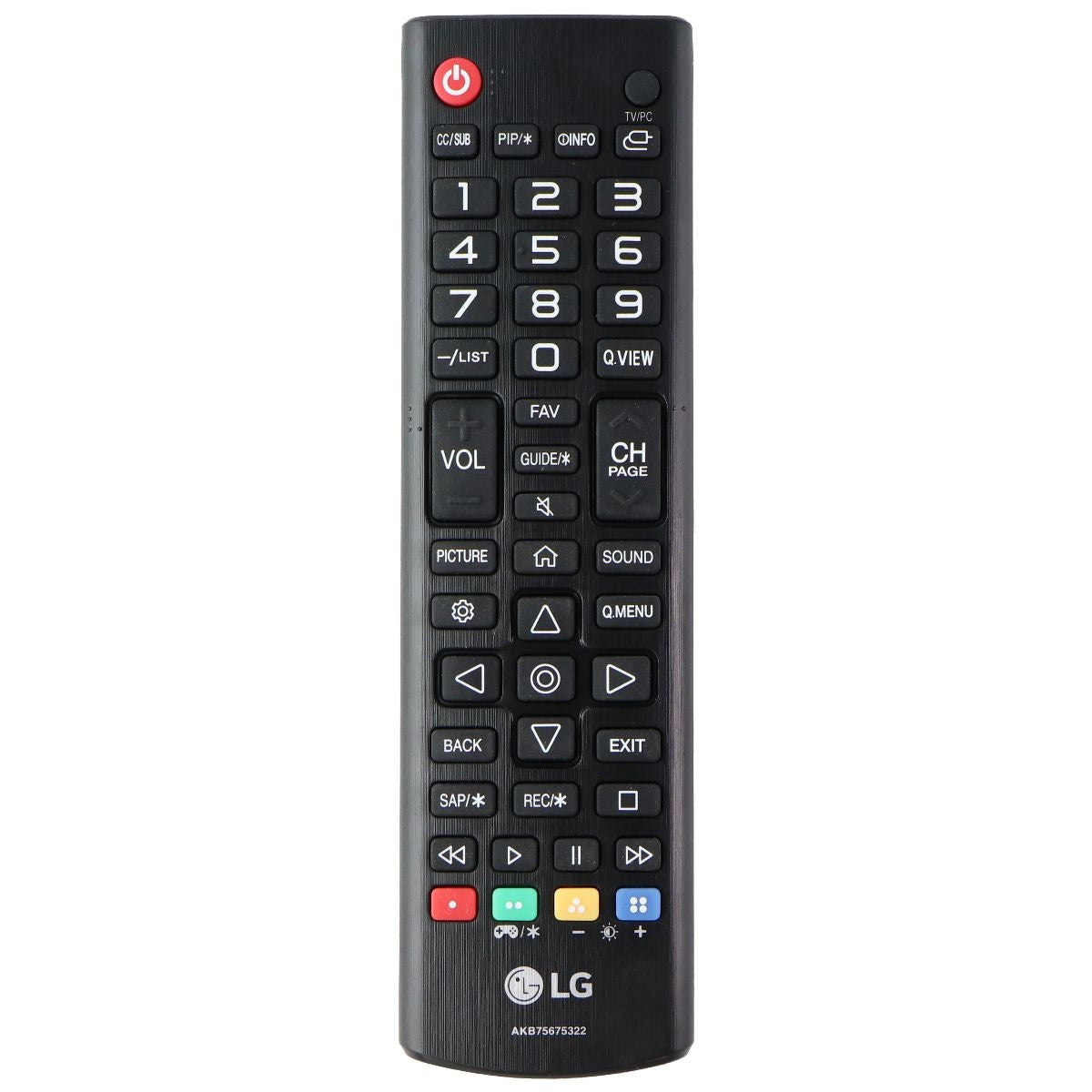 LG Original Remote Control (AKB75675322) for Select LG TVs - Black TV, Video & Audio Accessories - Remote Controls LG - Simple Cell Bulk Wholesale Pricing - USA Seller