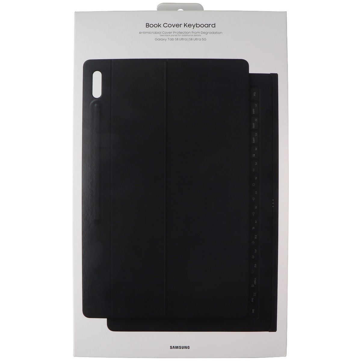 SAMSUNG Book Cover Keyboard/Case for Samsung Galaxy Tab S8 Ultra Tablet - Black iPad/Tablet Accessories - Cases, Covers, Keyboard Folios Samsung - Simple Cell Bulk Wholesale Pricing - USA Seller