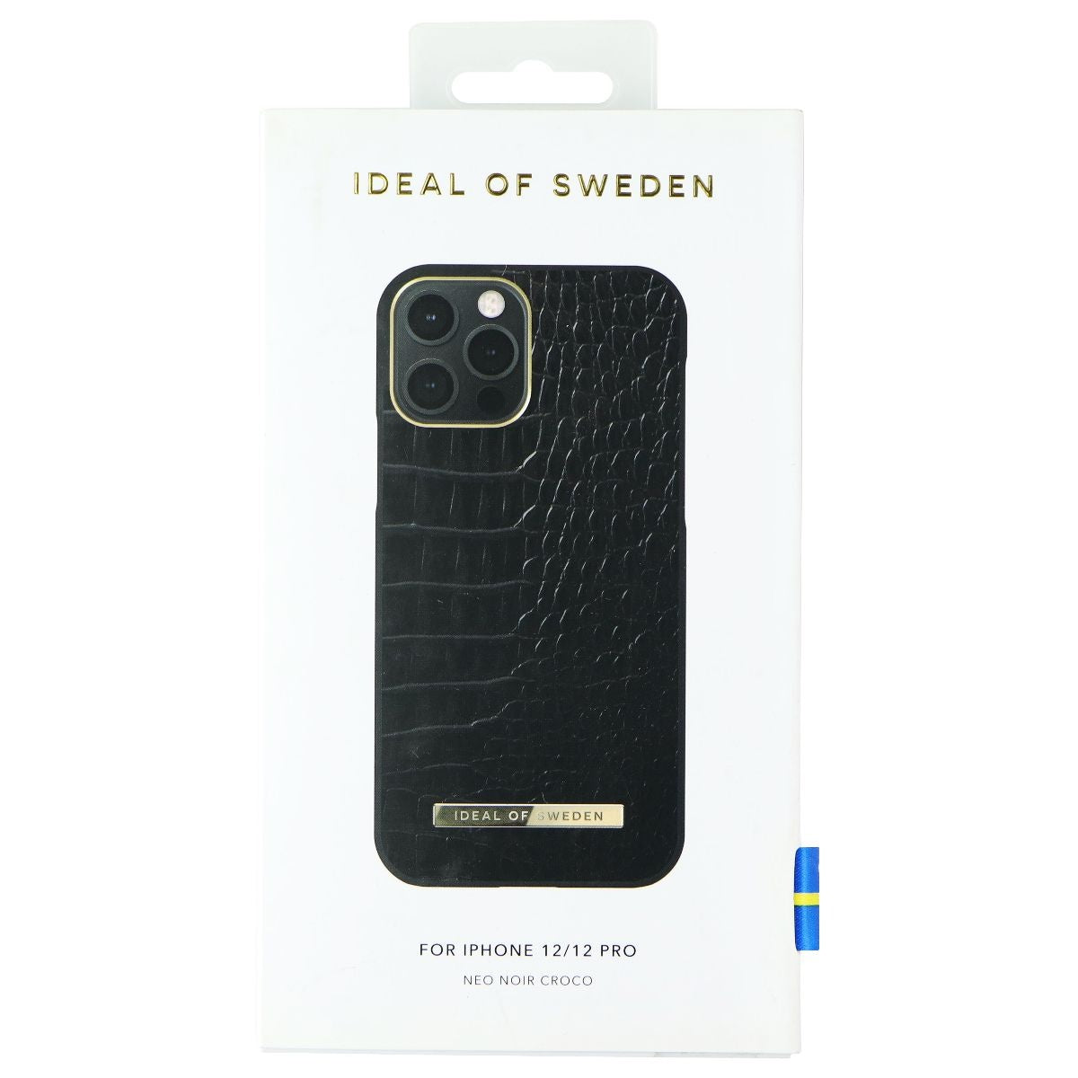 iDeal of Sweden Atelier Case for Apple iPhone 12 and 12 Pro - Neo Noir Croco Cell Phone - Cases, Covers & Skins iDeal of Sweden - Simple Cell Bulk Wholesale Pricing - USA Seller