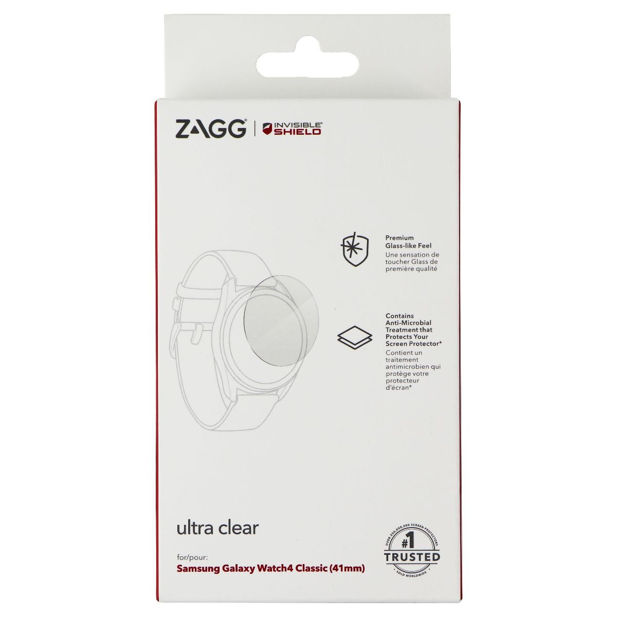 ZAGG InvisibleShield Ultra Clear for Samsung Galaxy Watch4 Classic (41mm) Smart Watch Accessories - Other Smart Watch Accessories Zagg - Simple Cell Bulk Wholesale Pricing - USA Seller