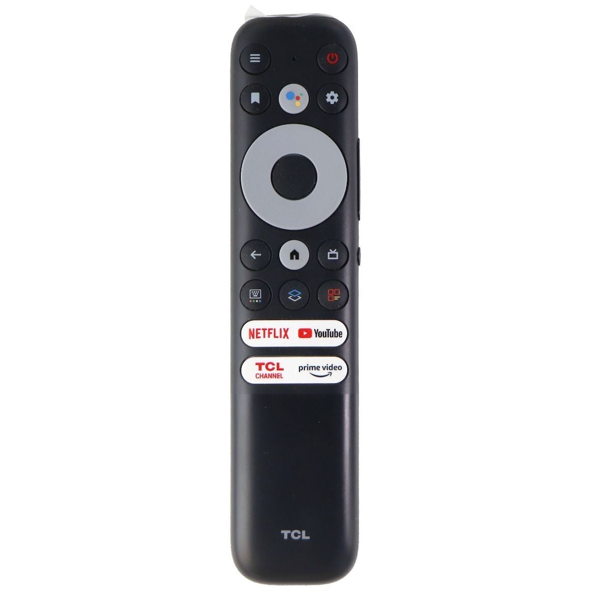 TCL Remote Control (RC902N FMR1) with Netflix/Youtube Hotkeys - Black