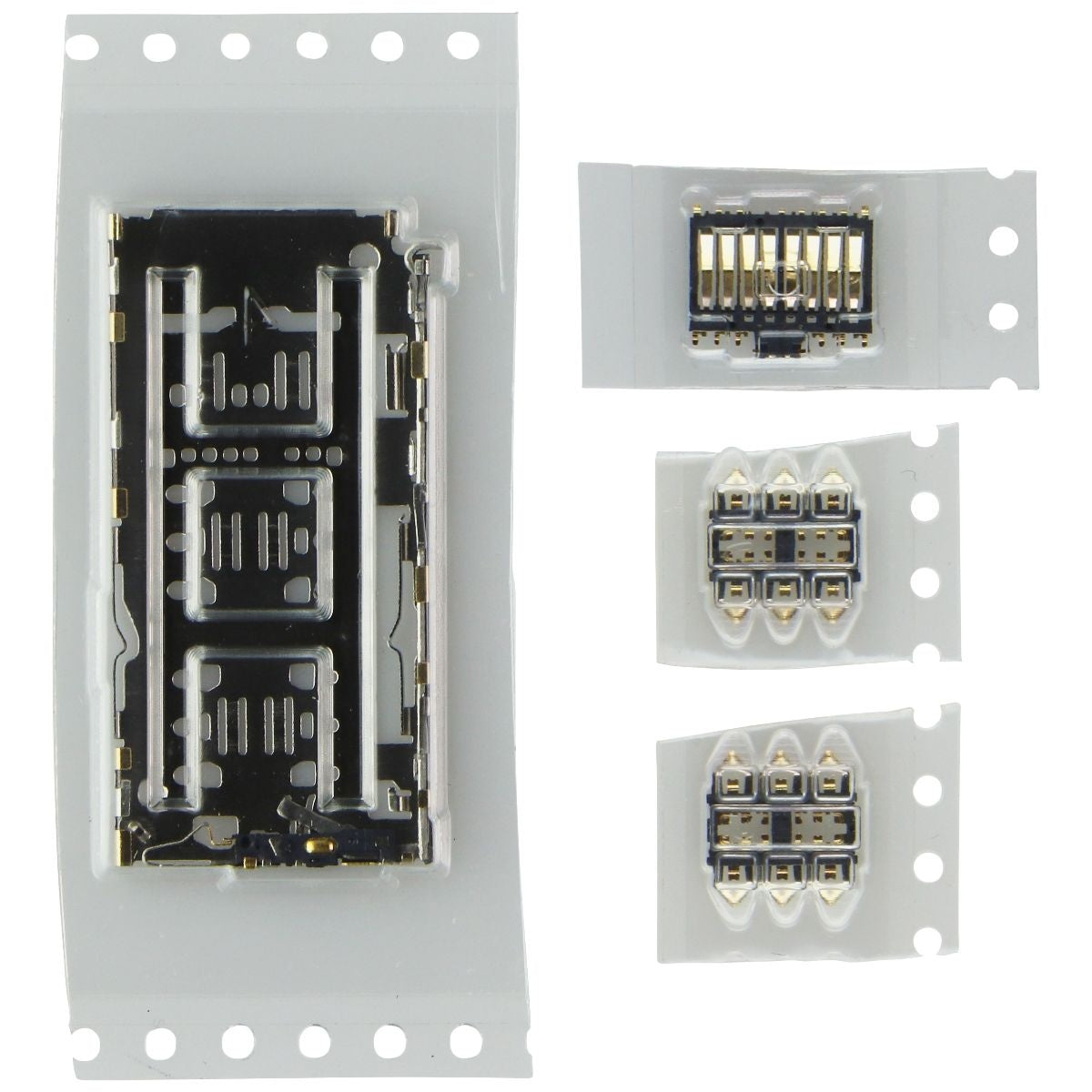 Repair Part - SIM Card Reader for Samsung Galaxy A Series Smartphones (4 PC Set) Cell Phone - Replacement Parts & Tools Unbranded - Simple Cell Bulk Wholesale Pricing - USA Seller