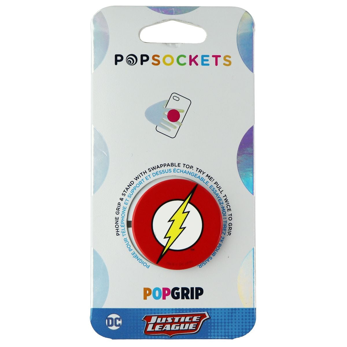 PopSockets Swappable Phone Grip with Expanding Kickstand - Flash Icon Cell Phone - Mounts & Holders PopSockets - Simple Cell Bulk Wholesale Pricing - USA Seller