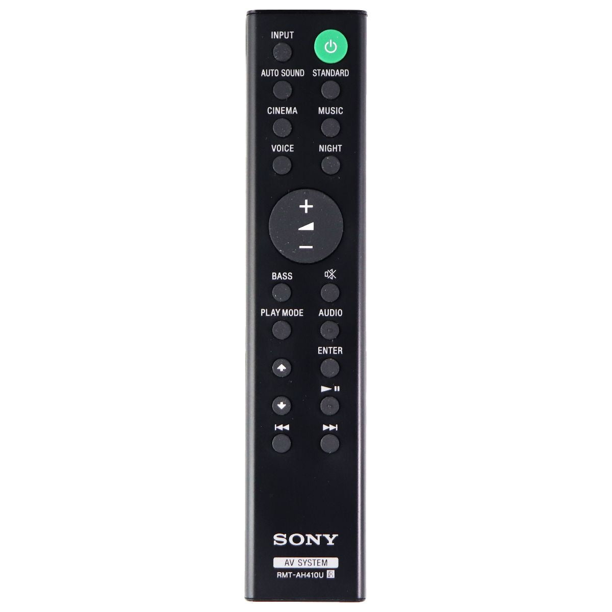 Sony Remote Control (RMT-AH410U) for HT-S200F Sony Sound Bar - Black TV, Video & Audio Accessories - Remote Controls Sony - Simple Cell Bulk Wholesale Pricing - USA Seller