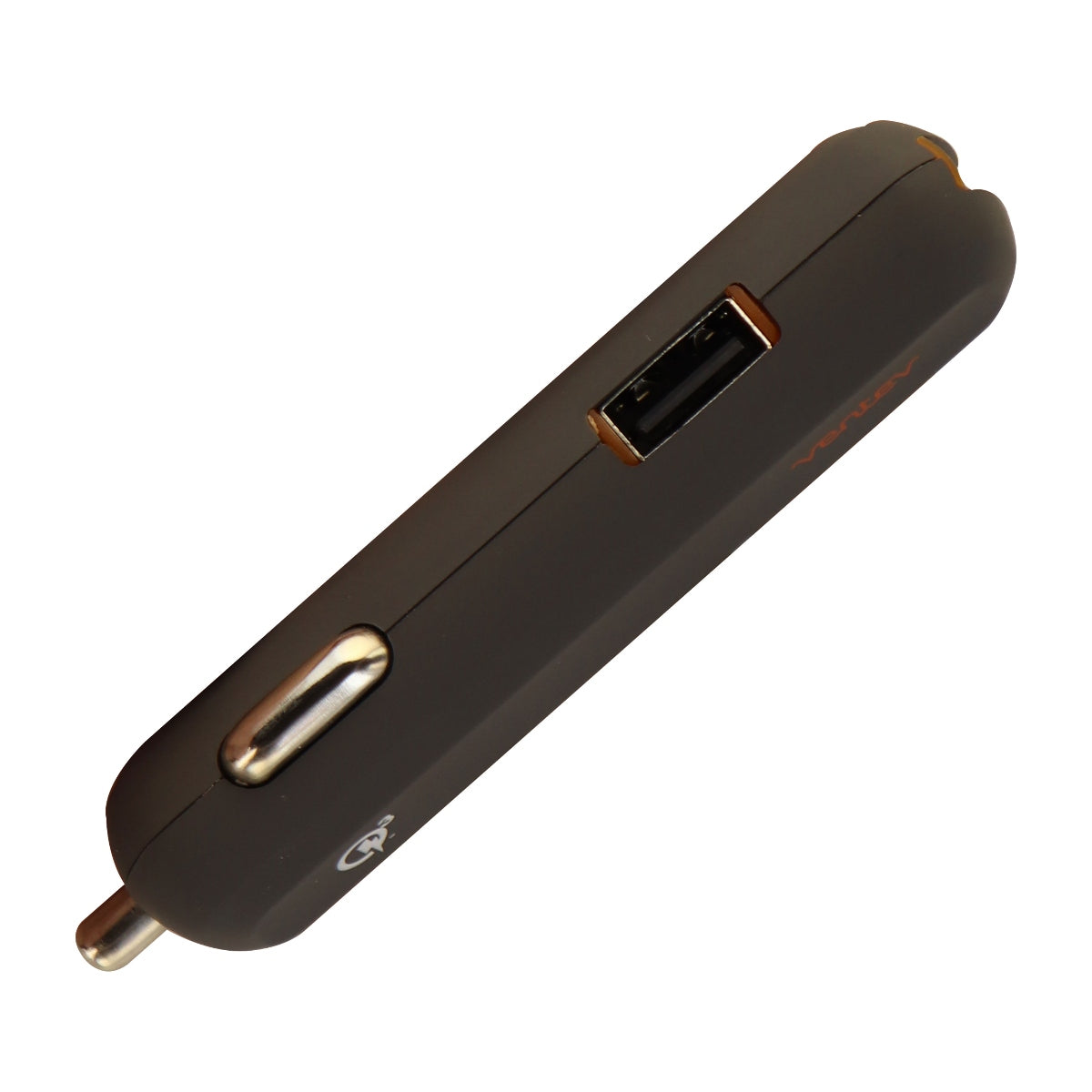Ventev Dashport 2 USB Ports with USB Type C Cable Car Charger - Gray Orange Cell Phone - Chargers & Cradles Ventev - Simple Cell Bulk Wholesale Pricing - USA Seller
