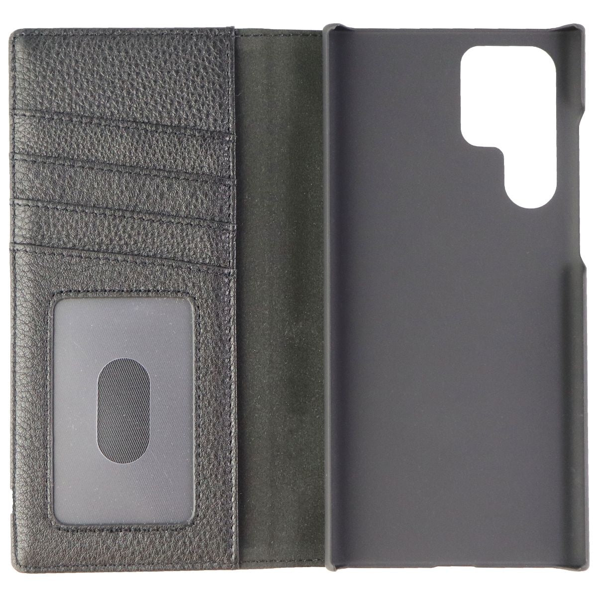 Case-Mate Genuine Leather Wallet Folio Case for Samsung Galaxy S22 Ultra - Black Cell Phone - Cases, Covers & Skins Case-Mate - Simple Cell Bulk Wholesale Pricing - USA Seller