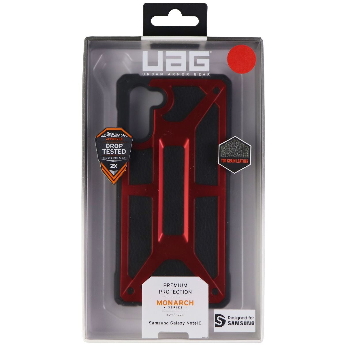 Urban Armor Gear Monarch Series Case for Samsung Galaxy Note10 - Crimson Red Cell Phone - Cases, Covers & Skins Urban Armor Gear - Simple Cell Bulk Wholesale Pricing - USA Seller