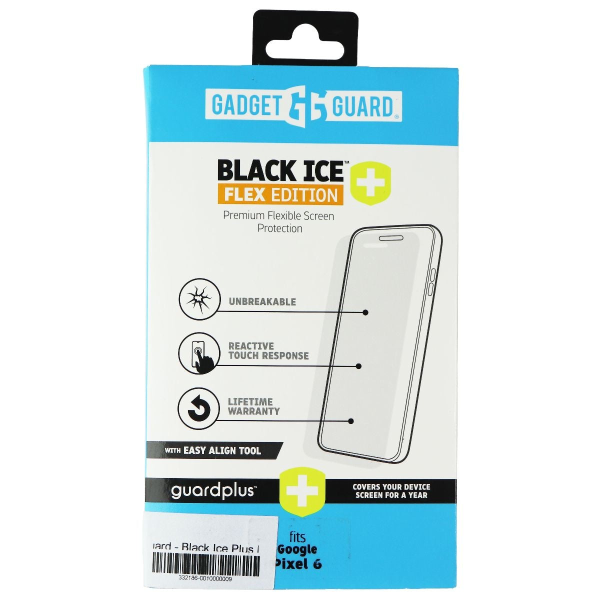 Gadget Guard Black Ice Flex Edition Guardplus for Google Pixel 6 - Clear Cell Phone - Screen Protectors Gadget Guard - Simple Cell Bulk Wholesale Pricing - USA Seller