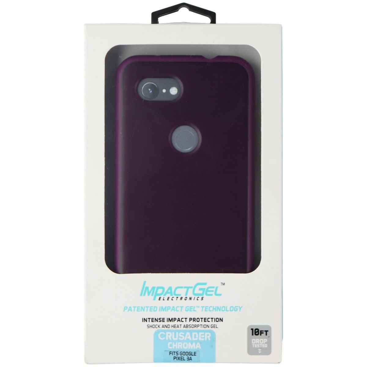ImpactGel Crusader Chroma Series Case for Google Pixel 3a - Purple Cell Phone - Cases, Covers & Skins ImpactGel - Simple Cell Bulk Wholesale Pricing - USA Seller
