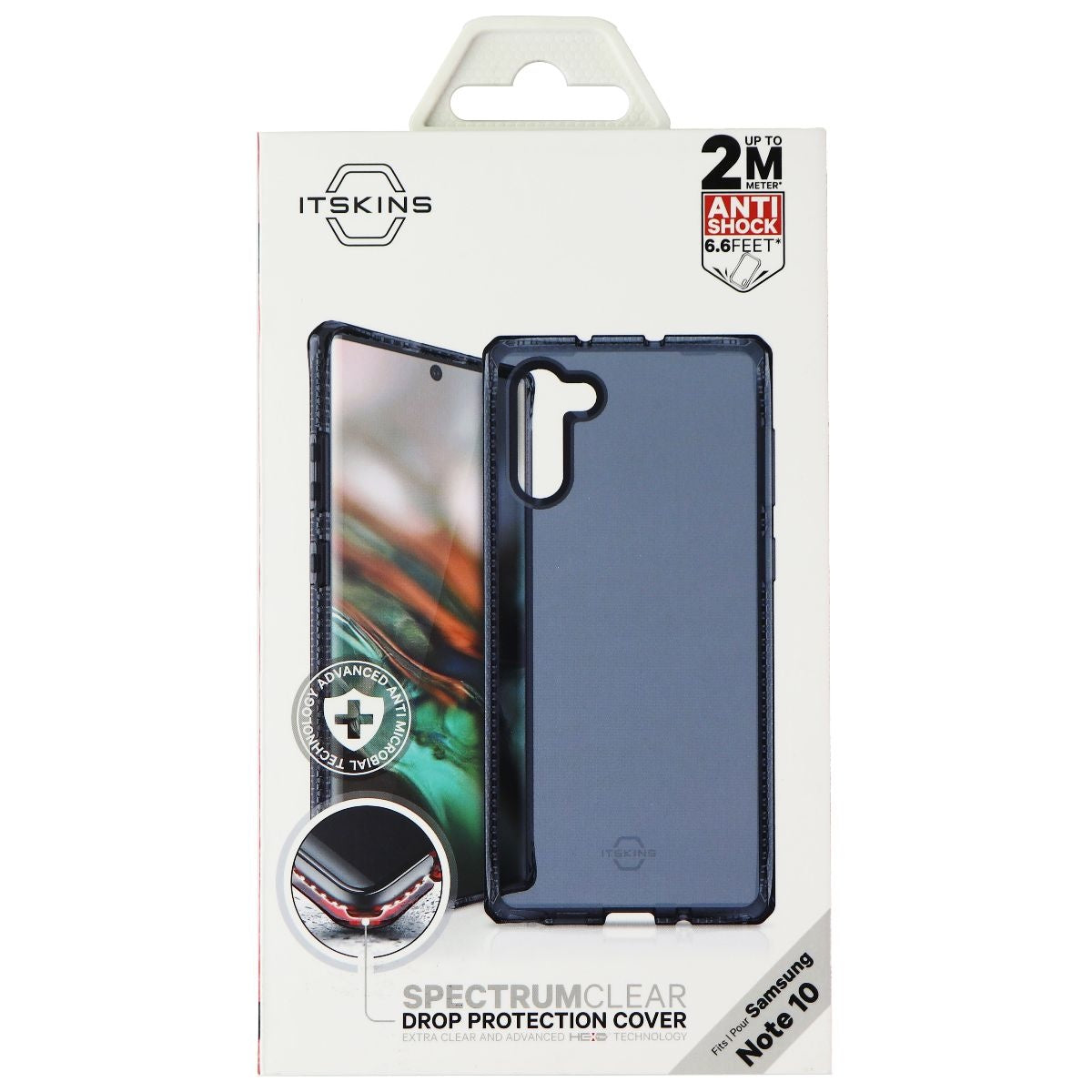ITSKINS Spectrum Clear Series Case for Samsung Galaxy Note10 - Smoke Cell Phone - Cases, Covers & Skins ITSKINS - Simple Cell Bulk Wholesale Pricing - USA Seller