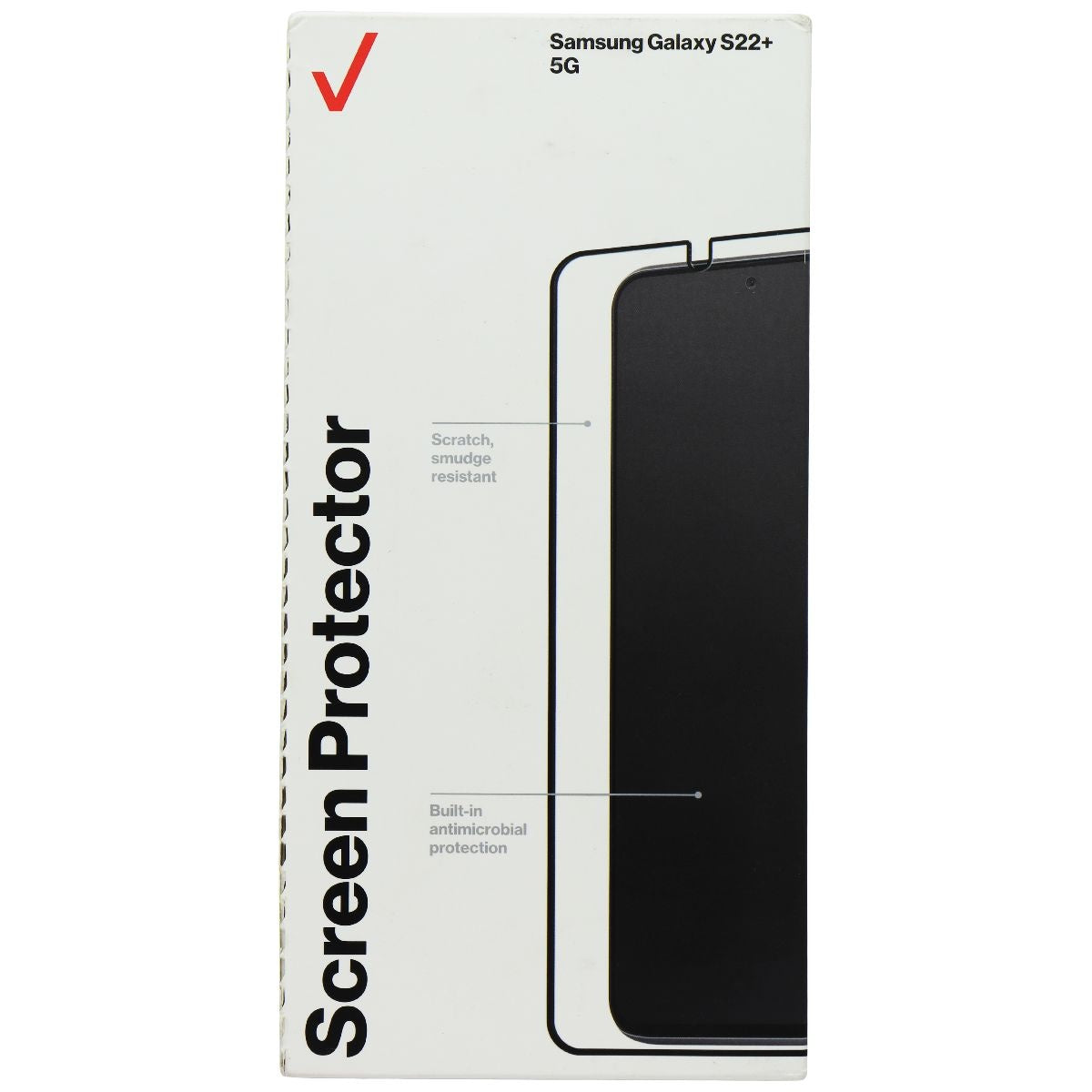 Verizon Tempered Glass Screen Protector for Samsung Galaxy S22+ 5G - Clear Cell Phone - Screen Protectors Verizon - Simple Cell Bulk Wholesale Pricing - USA Seller