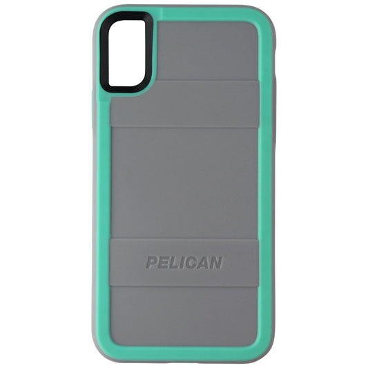 Pelican Protector Series Hard Case for Apple iPhone Xs/X - Gray/Aqua