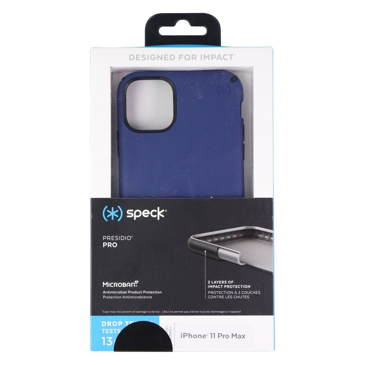 Speck Presidio Pro Series for Apple iPhone 11 Pro Max - Coastal Blue/Black Cell Phone - Cases, Covers & Skins Speck - Simple Cell Bulk Wholesale Pricing - USA Seller