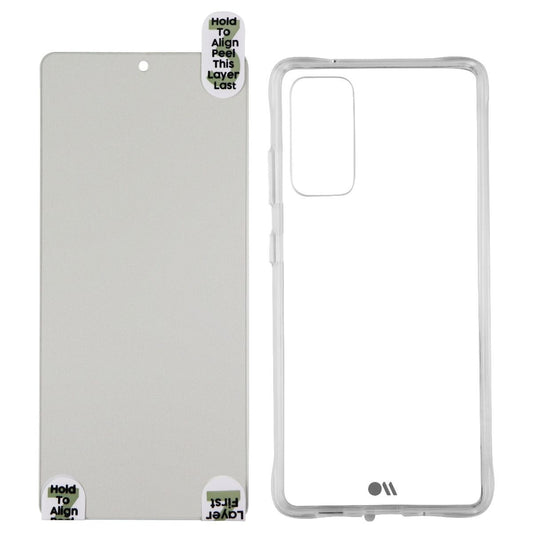 Case-Mate Protection Pack (Case & Glass) for Samsung Galaxy S20 FE 5G - Clear Cell Phone - Cases, Covers & Skins Case-Mate - Simple Cell Bulk Wholesale Pricing - USA Seller