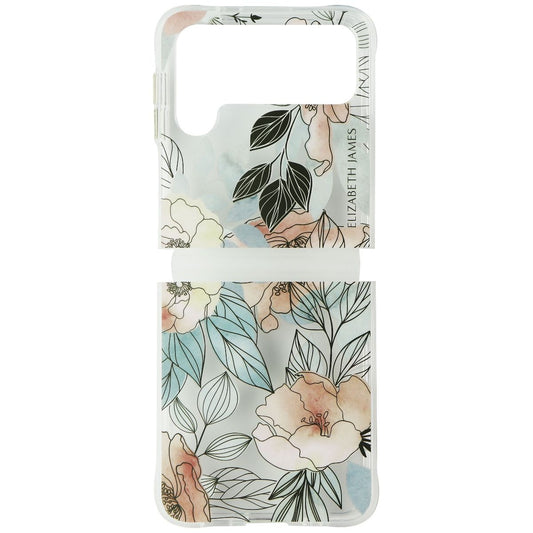 Elizabeth James Case for Samsung Galaxy Z Flip4 - Blooms in Bordeaux Cell Phone - Cases, Covers & Skins Elizabeth James - Simple Cell Bulk Wholesale Pricing - USA Seller