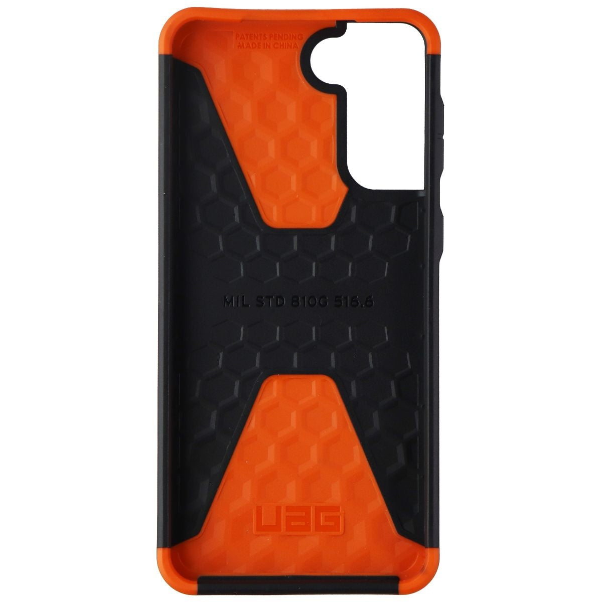 UAG Civilian Series Case for Samsung Galaxy (S21+) 5G - Black/Orange Cell Phone - Cases, Covers & Skins Urban Armor Gear - Simple Cell Bulk Wholesale Pricing - USA Seller