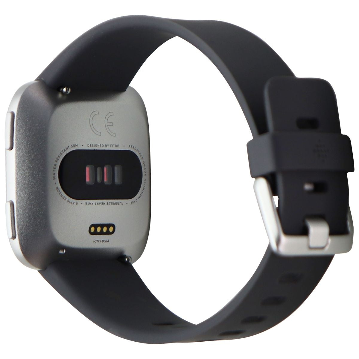 Fitbit Versa (1st Gen) Smartwatch Activity Tracker - Silver/Gray (FB504) Smart Watches Fitbit - Simple Cell Bulk Wholesale Pricing - USA Seller