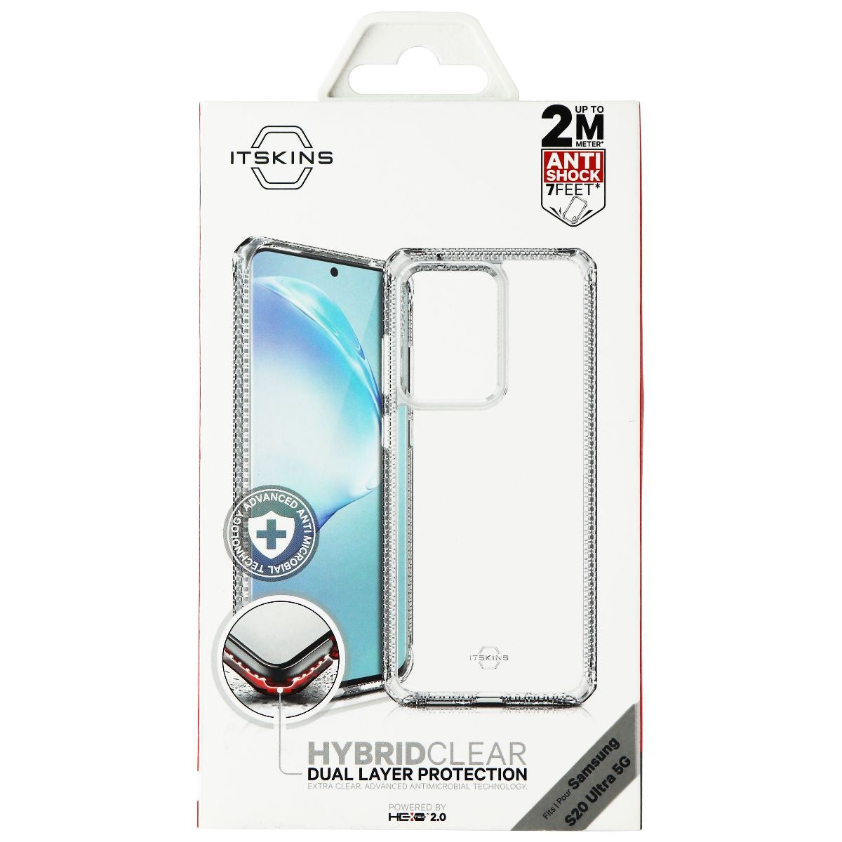 ITSKINS Hybrid Clear Series Case for Samsung Galaxy S20 Ultra 5G - Transparent Cell Phone - Cases, Covers & Skins ITSKINS - Simple Cell Bulk Wholesale Pricing - USA Seller