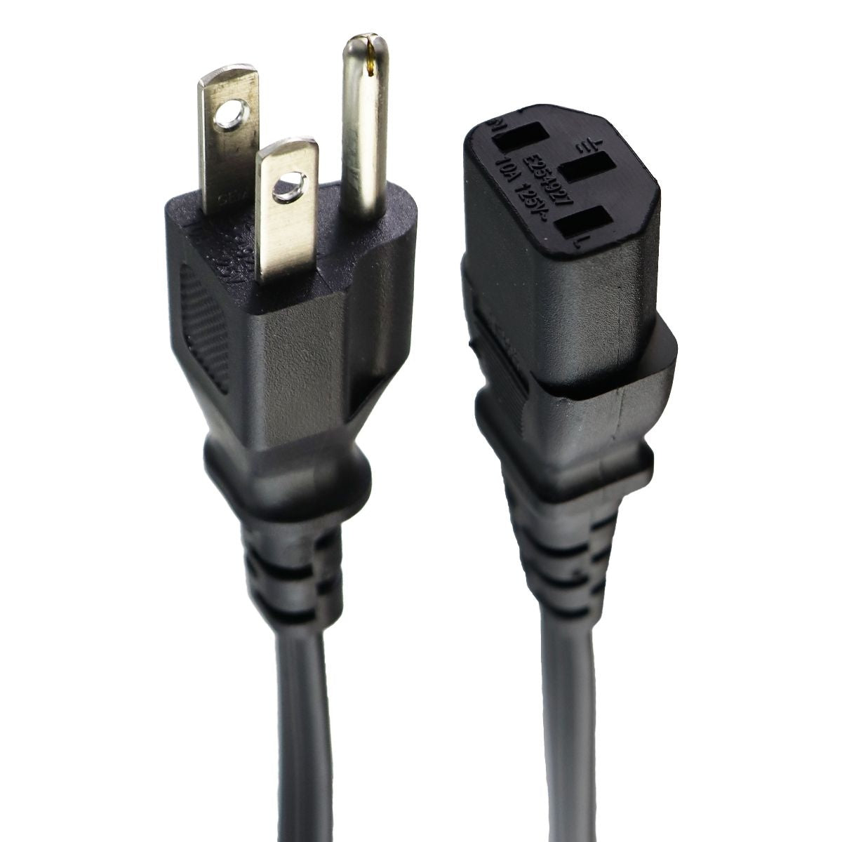 HONGLIN Computer Power Supply Cable (E254927) - Black Computer/Network - Plugs, Jacks & Wall Plates Honglin - Simple Cell Bulk Wholesale Pricing - USA Seller
