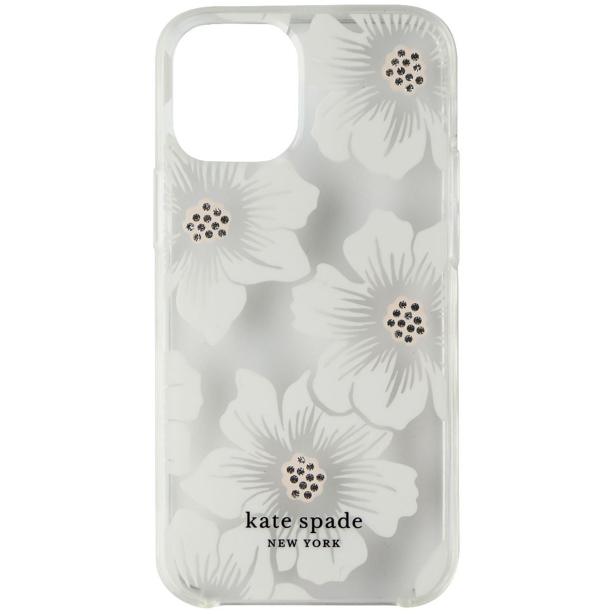 Kate Spade Protective Hardshell Case for Apple iPhone 12 mini - Hollyhock Floral Cell Phone - Cases, Covers & Skins Kate Spade - Simple Cell Bulk Wholesale Pricing - USA Seller
