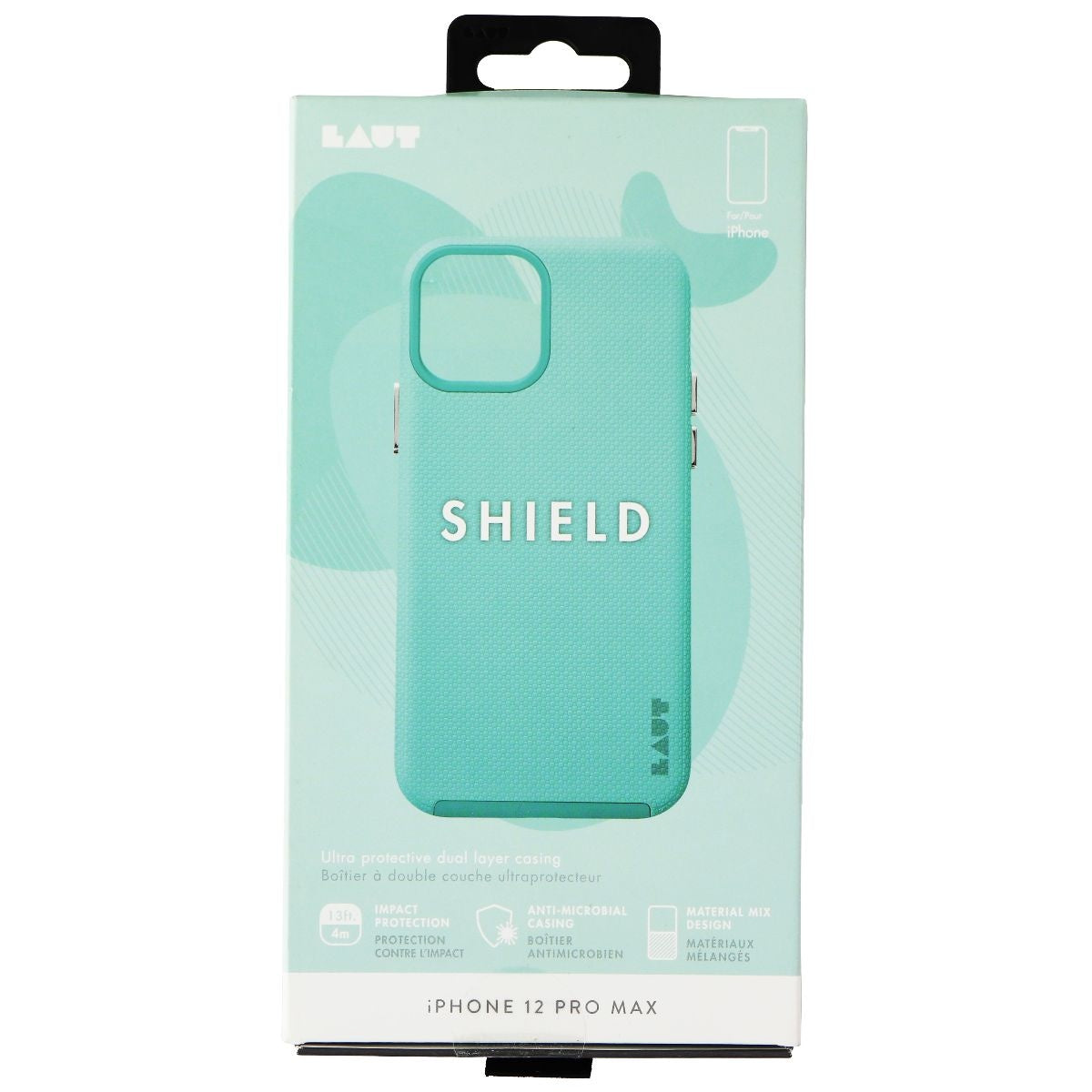 Laut SHIELD Series Case for Apple iPhone 12 Pro Max - Mint Cell Phone - Cases, Covers & Skins Laut - Simple Cell Bulk Wholesale Pricing - USA Seller