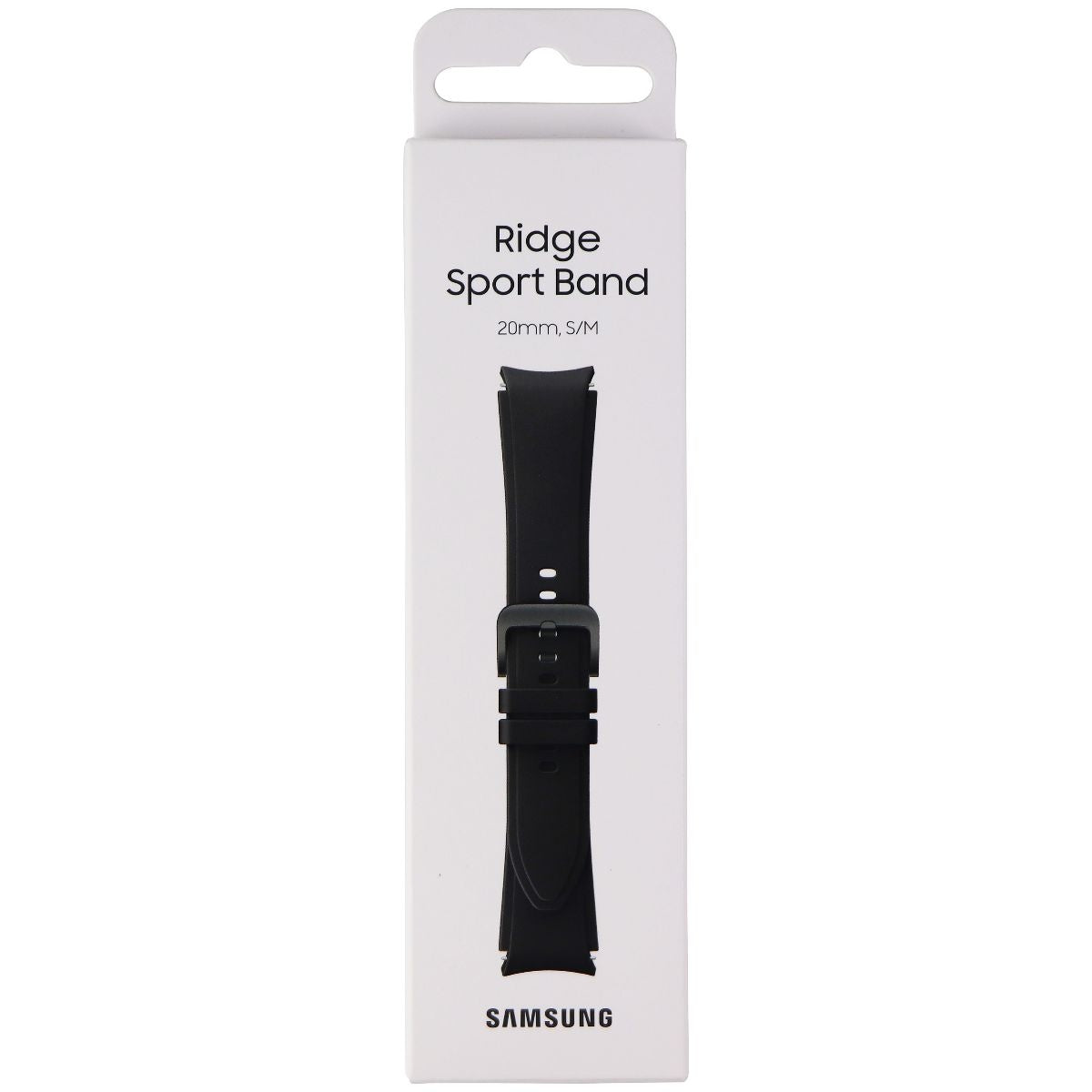Samsung Ridge Sport Band for Galaxy Watch4 & Classic (20mm) Small/Medium - Black Smart Watch Accessories - Watch Bands Samsung - Simple Cell Bulk Wholesale Pricing - USA Seller
