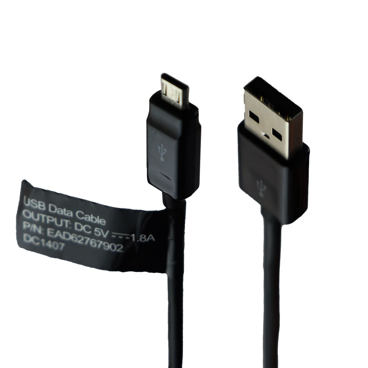 LG (1.2m/4-Ft) Micro-USB to USB Charge/Sync Cable - Black (EAD62767902) Cell Phone - Cables & Adapters LG - Simple Cell Bulk Wholesale Pricing - USA Seller