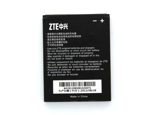 ZTE Rechargeable (1,650mAh) OEM Battery for Warp Sequent (Li3716T42P3H594650) Cell Phone - Batteries ZTE - Simple Cell Bulk Wholesale Pricing - USA Seller