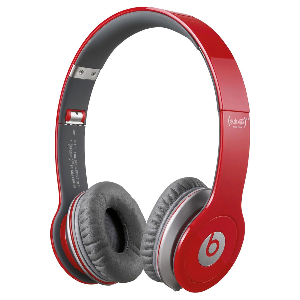 Beats by Dr. Dre Solo HD Special Edition Wired Heaphones Red Portable Audio - Headphones Beats by Dr. Dre - Simple Cell Bulk Wholesale Pricing - USA Seller