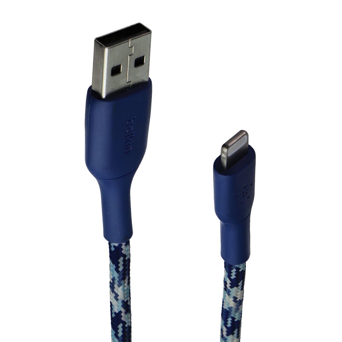 Belkin Boost Charge 8-Pin Lightning to USB-A Cable + Strap (5FT) - Camo Blue Cell Phone - Cables & Adapters Belkin - Simple Cell Bulk Wholesale Pricing - USA Seller
