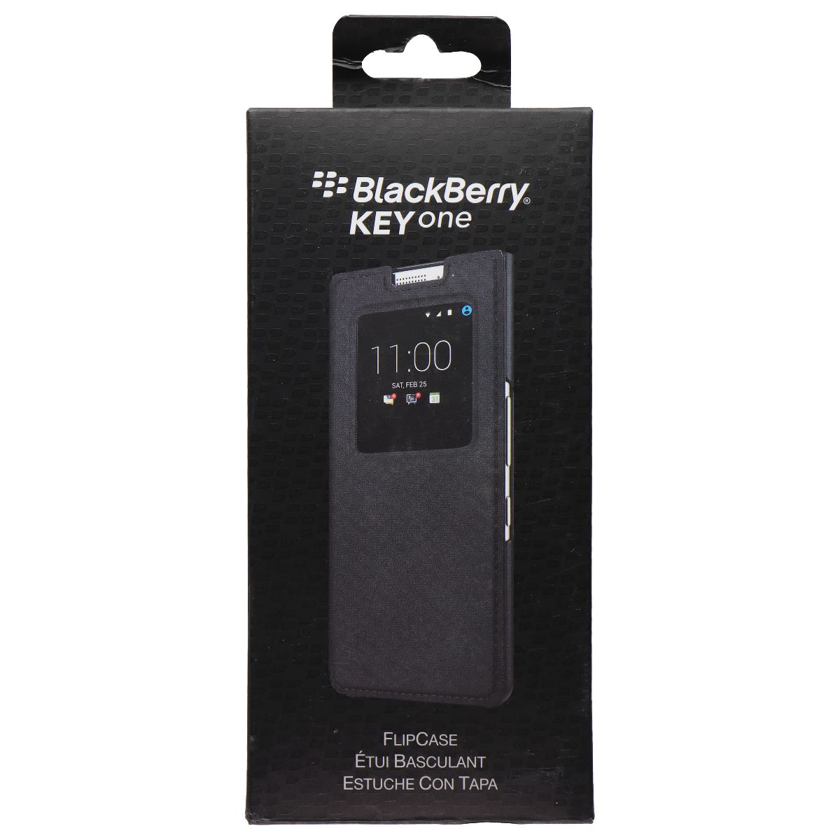 BlackBerry Flip Case for BlackBerry KeyOne Smartphones - Black (FCB100 Simple Cell Bulk BlackBerry Flip Case for BlackBerry KeyOne Smartphones - Black (FCB100 Simple Cell Bulk