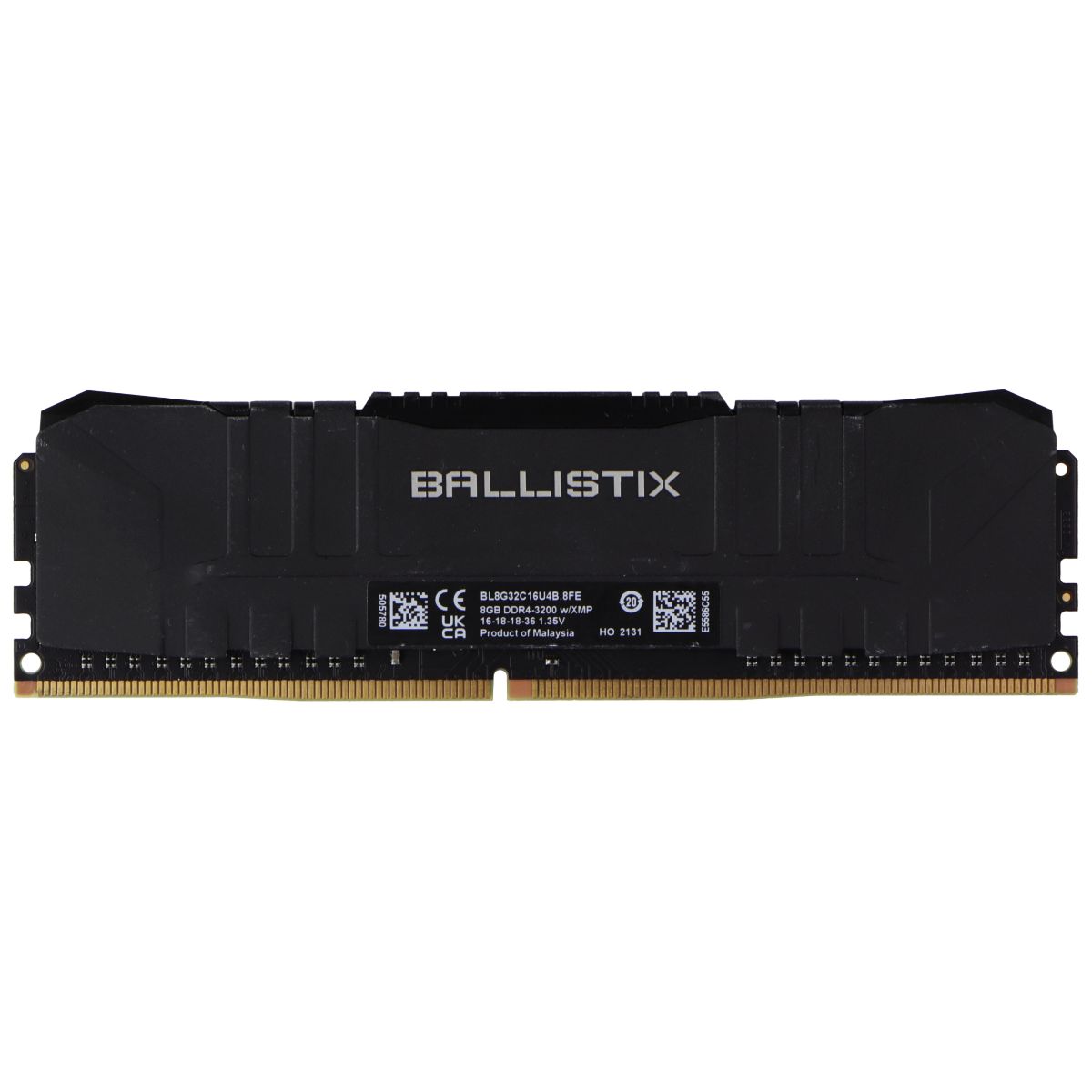 Crucial BALLISTIX (8GB) DDR4 3200MHz Laptop RAM Memory BL8G32C16U4B.8FE - Black Computer Parts - Memory (RAM) Crucial Ballistix - Simple Cell Bulk Wholesale Pricing - USA Seller