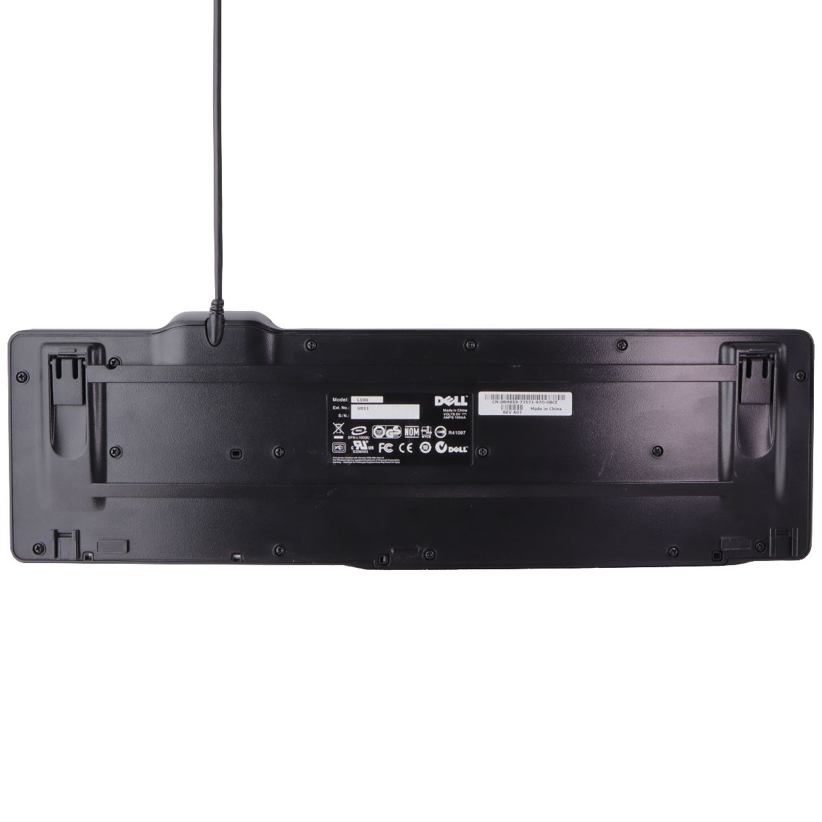 Dell 0RH659 L100 USB Wired Keyboard for PC - Black Keyboards/Mice - Keyboards & Keypads Dell - Simple Cell Bulk Wholesale Pricing - USA Seller