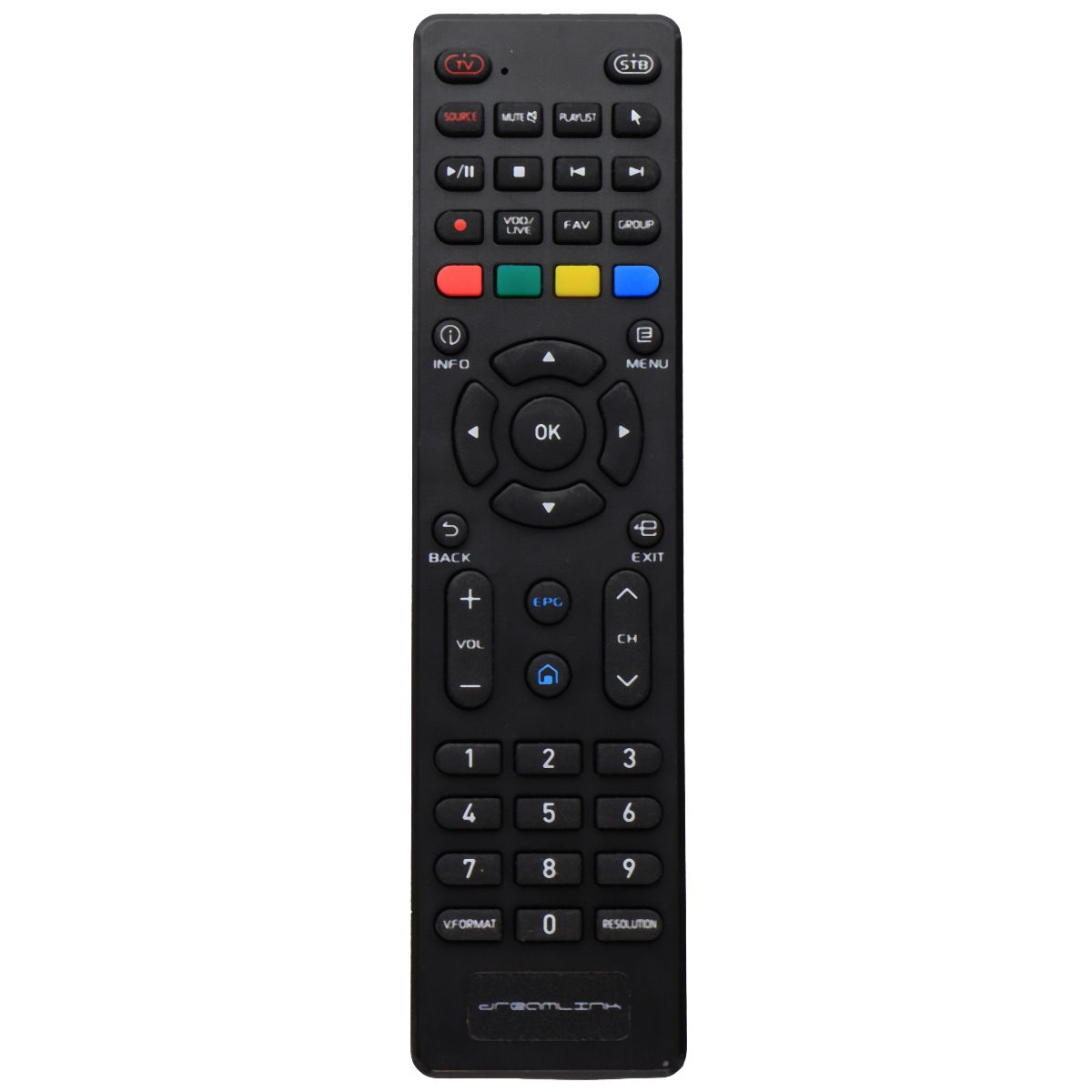 Dreamlink Remote Control for Select Dreamlink Systems - Black TV, Video & Audio Accessories - Remote Controls Dreamlink - Simple Cell Bulk Wholesale Pricing - USA Seller