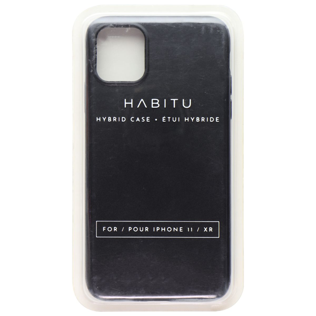 Habitu Hybrid Case for Apple iPhone 11 and iPhone XR - Black Cell Phone - Cases, Covers & Skins Habitu - Simple Cell Bulk Wholesale Pricing - USA Seller